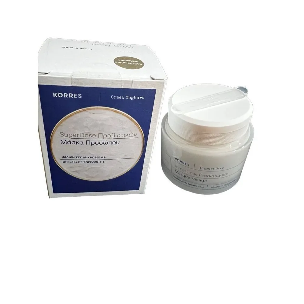 Korres Womens/Unisex Greek Yoghurt Probiotic Superdose‎ Face Cream Mask 100 mL